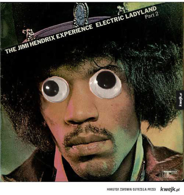 Okładki klasycznych albumów z googly eyes