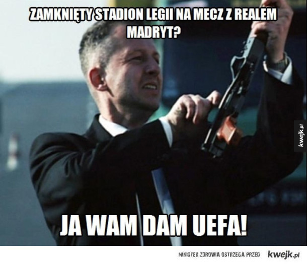 UEFA ukarała Legię, internauci komentują