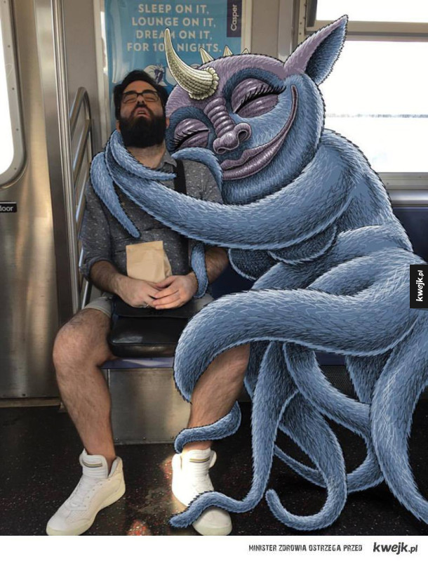 Potworna sztuka w metrze