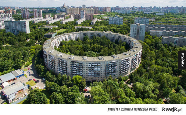 Rosyjska architektura, która wygląda dobrze tylko z góry