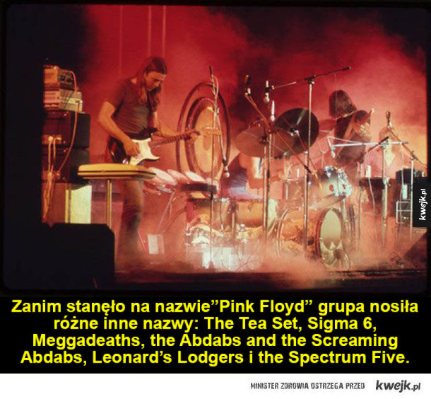 Ciekawostki o zespole Pink Floyd