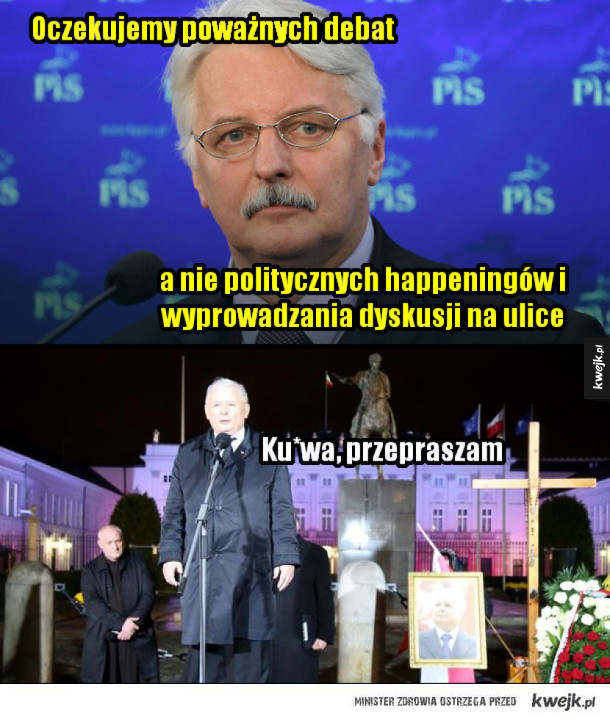 Szef MSZ Witold Waszczykowski o protestach