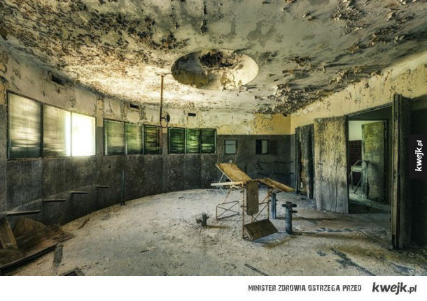 Opuszczone szpitale jak z horroru