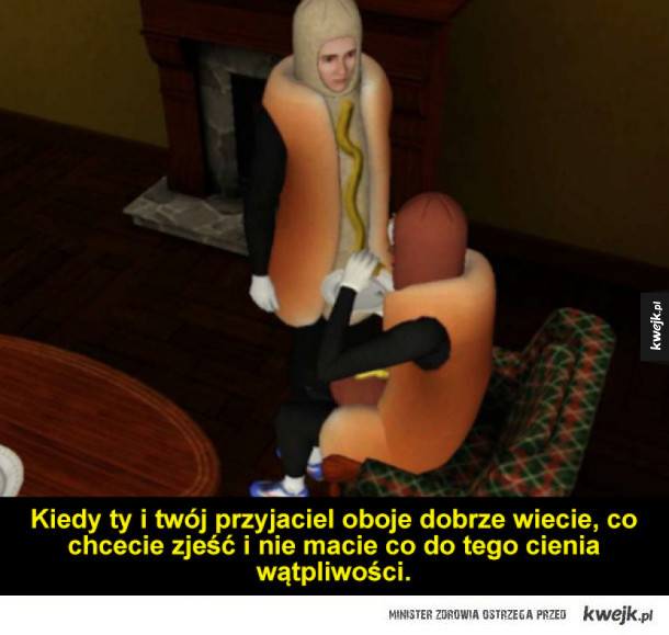 Kulinarne śmieszki z Simsów