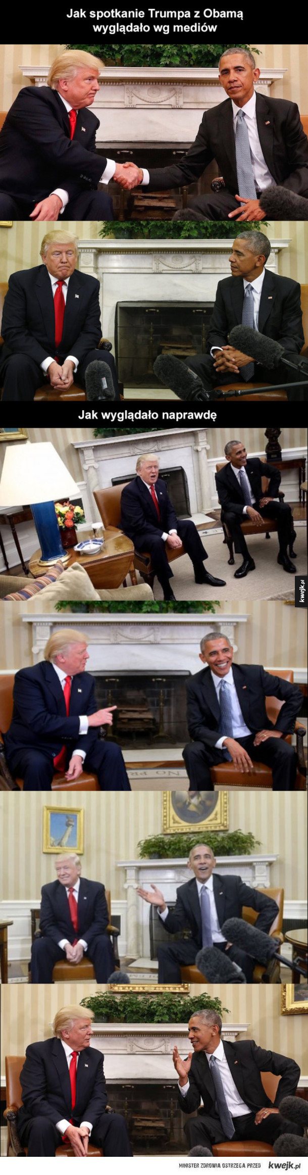 Spotkanie Trumpa z Obamą