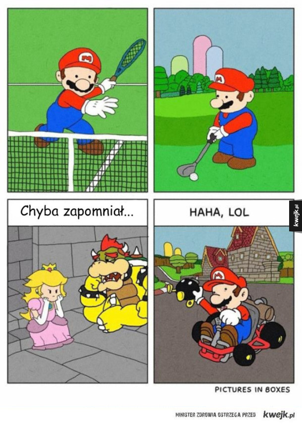 Mario ma sporo innych obowiązków