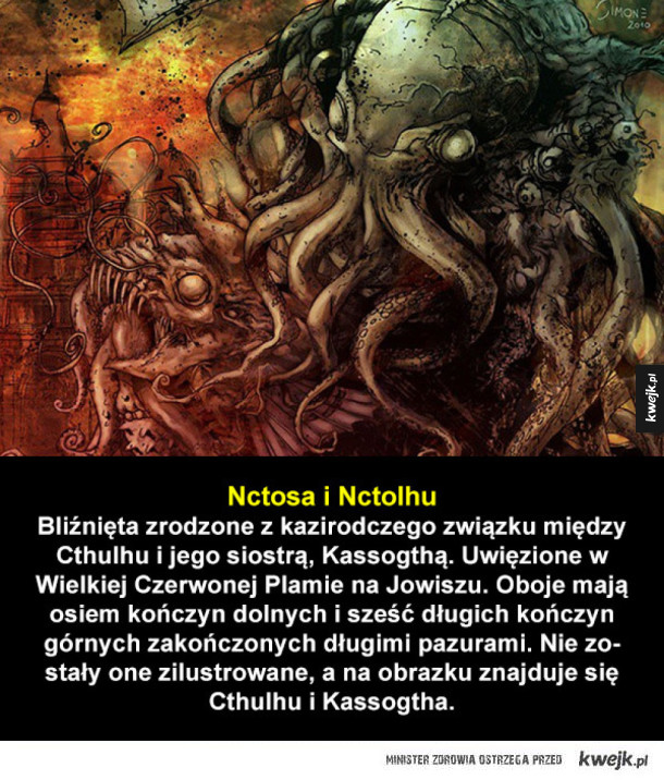 Bóstwa i stwory z mitologii Cthulhu, cz. 2