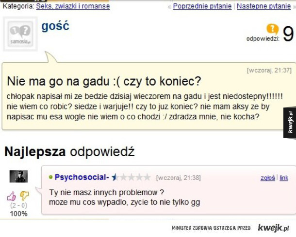 Odpowiedzi na najgłupsze problemy polskich internautów