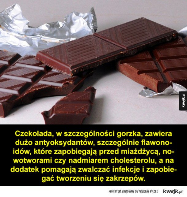Dlaczego warto jeść czekoladę?