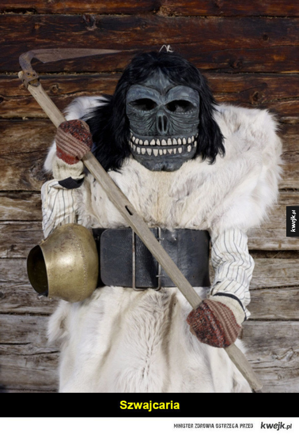 Przerażające kostiumy z pogańskich świąt zimowych