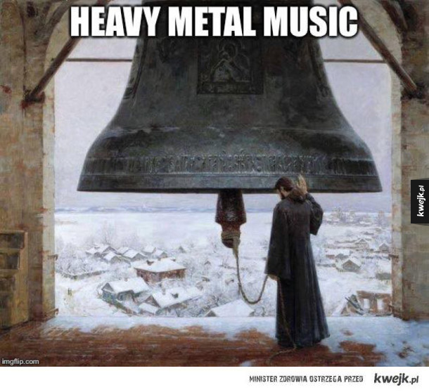 Ciężka metalowa muzyka