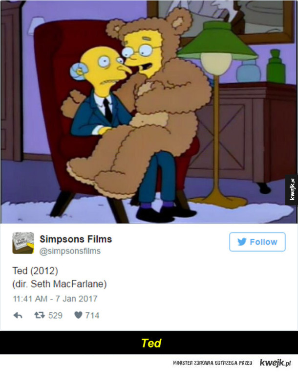 Filmowe hity w wykonaniu Simpsonów