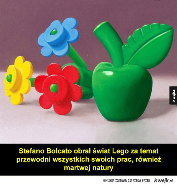 Klasyczne obrazy w wersji Lego, stworzone przez Stefano Bolcato