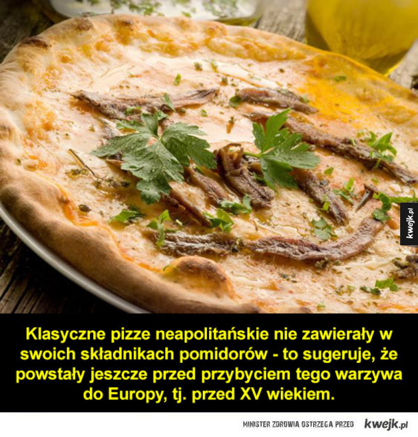 Porcja ciekawostek o pizzy z okazji Międzynarodowego Dnia Pizzy