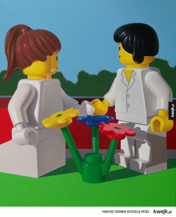 Klasyczne obrazy w wersji Lego, stworzone przez Stefano Bolcato