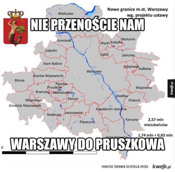Memy o Warszawie od morza do morza