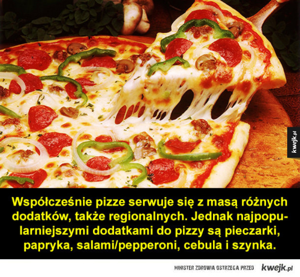 Porcja ciekawostek o pizzy z okazji Międzynarodowego Dnia Pizzy