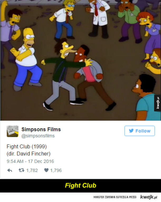 Filmowe hity w wykonaniu Simpsonów