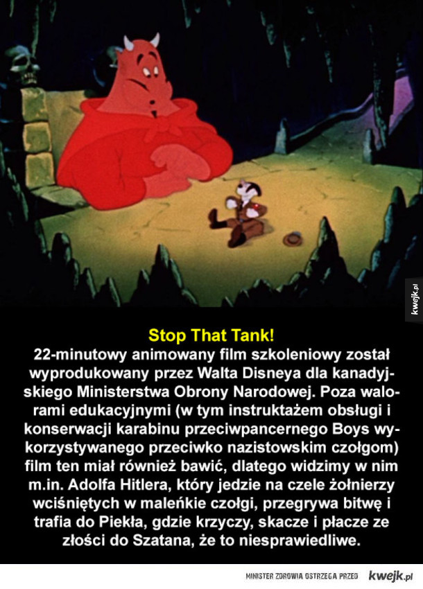 Propagandowe animacje Disneya z czasów II wojny światowej