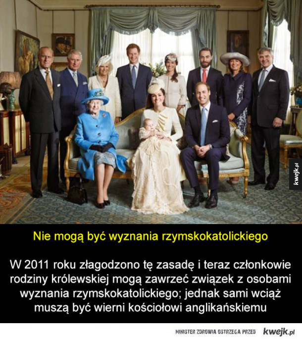 Zasady i etykieta brytyjskiej rodziny królewskiej