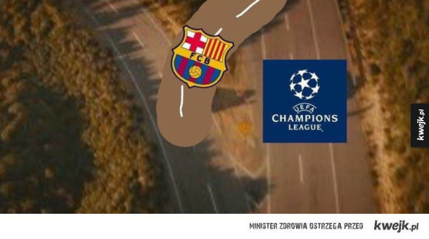 Memy po czemu Barcelona vs PSG