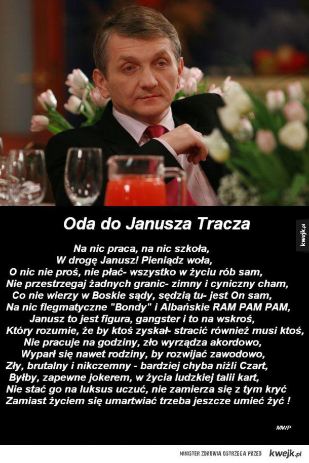 Oda do Janusza Tracza