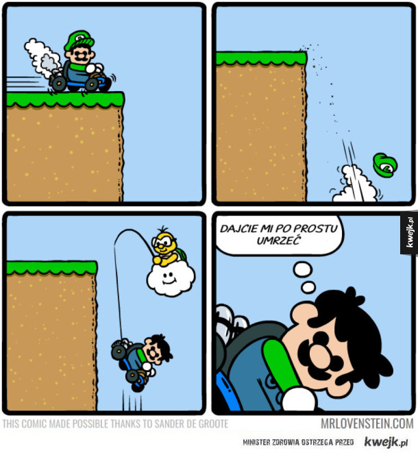 Biedny "Zielony Mario"
