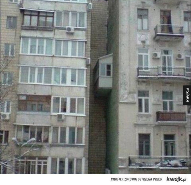 Rosyjskie balkony są tak dziwne jak sama Rosja