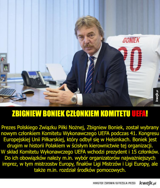 Zbigniew Boniek w komitecie UEFA! Gratulujemy!