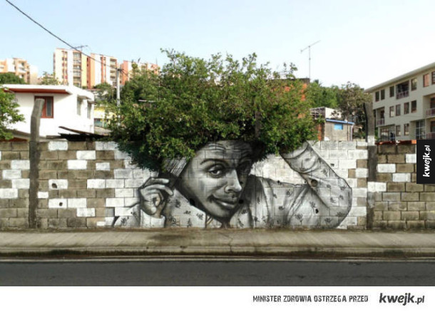 Gdy street art i natura idą ramię w ramię