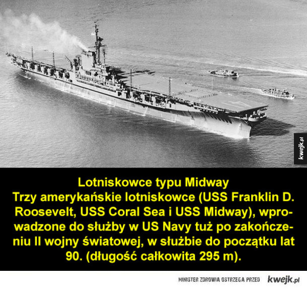 Największe wojskowe okręty w historii