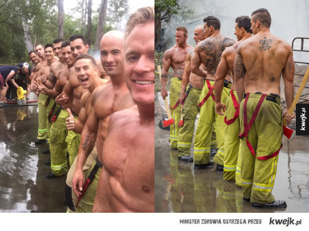 Strażacy z okazji dnia strażaka