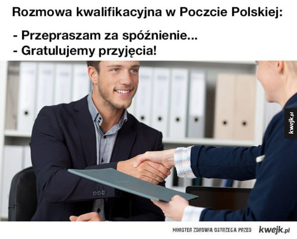 Rozmowa kwalifikacyjna w Poczcie Polskiej