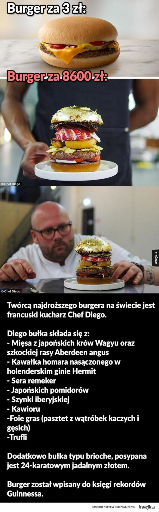 Najdroższy burger świata