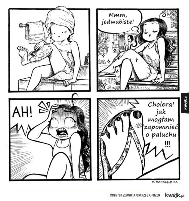 Komiksy o goleniu, z którymi dziewczyny mogą się utożsamić