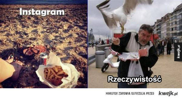 Instagram vs rzeczywistość
