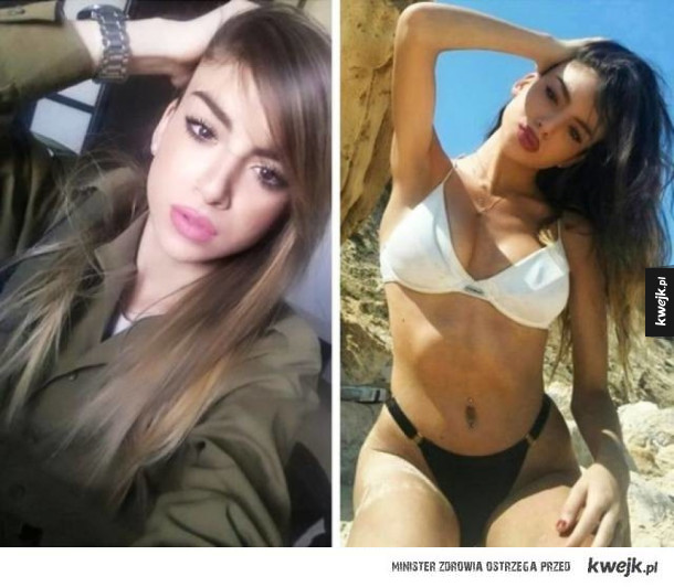 Piękne żołnierki z izraelskiej armii