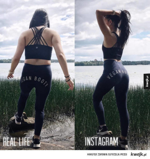 "Idealne ciała" na Instagramie i w rzeczywistości