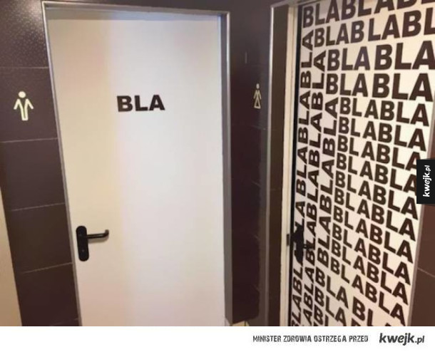 Kreatywne oznaczenia toalet