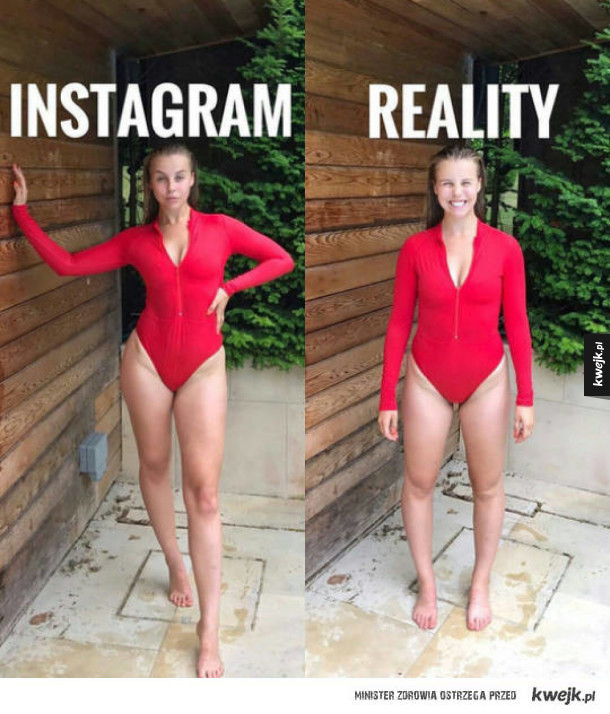 "Idealne ciała" na Instagramie i w rzeczywistości
