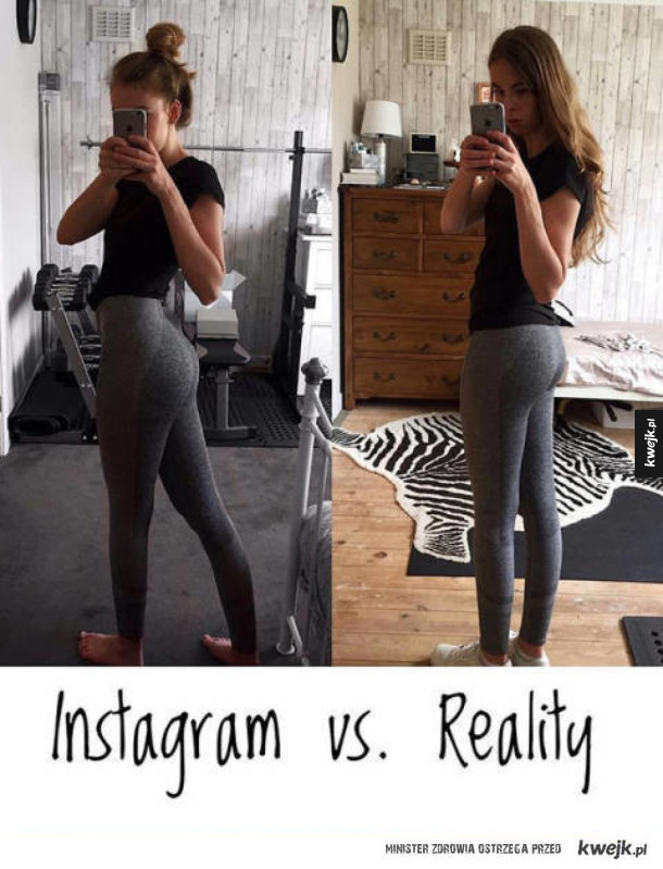 Zdjęcia, które pokazują różnicę między Instagramem a rzeczywistością