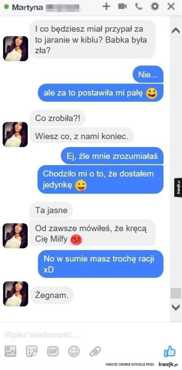 Śmieszne rozmowy na fejsie - Galeria - KWEJK.pl