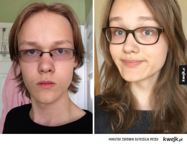Ludzie przed i po zmianie płci