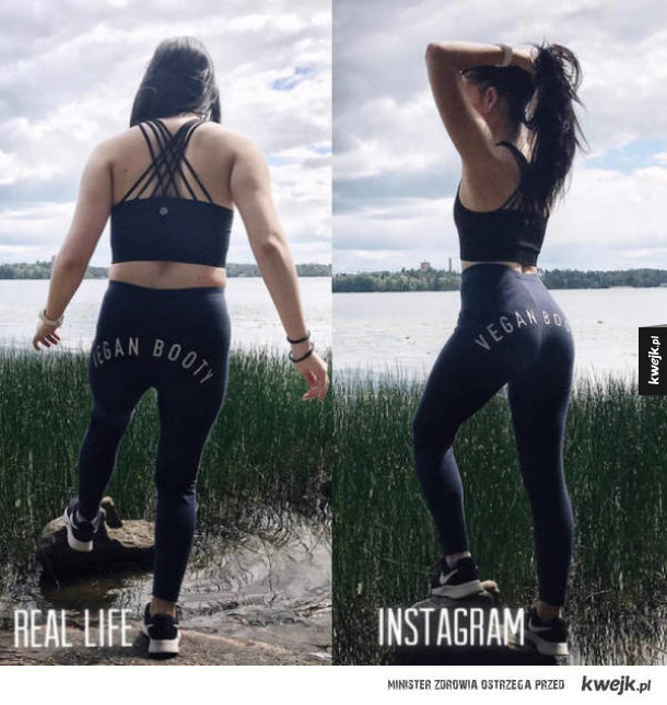 Zdjęcia, które pokazują różnicę między Instagramem a rzeczywistością