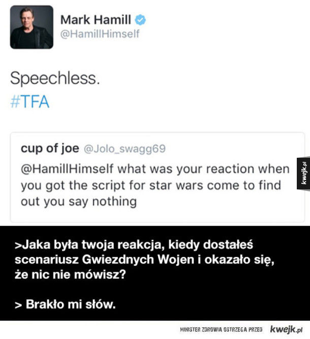 Mark Hamill jest najlepszy