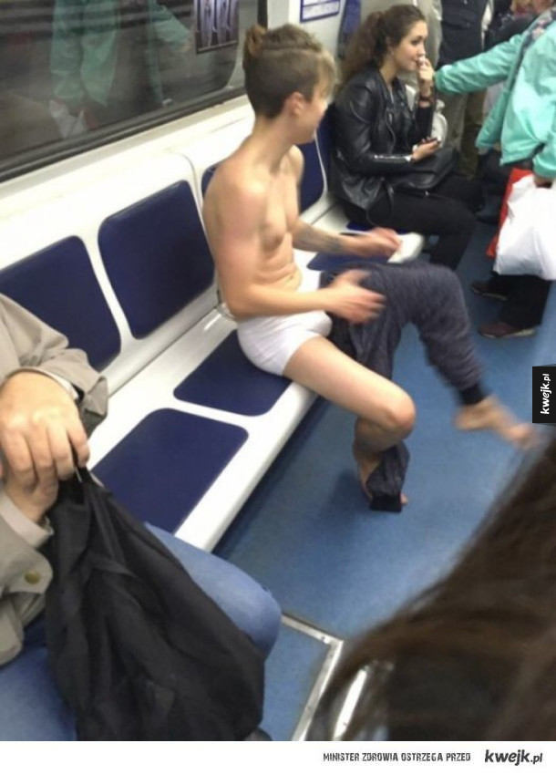 Dziwni ludzie w rosyjskim metrze