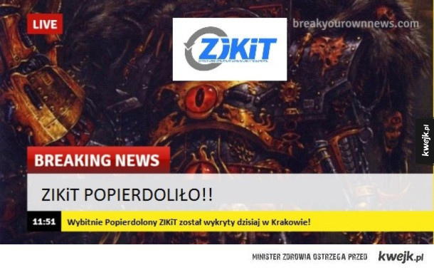 Łamiąca wiadomość!