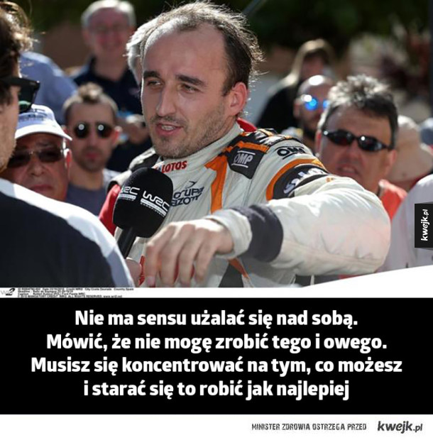 Robert Kubica to nie tylko niezwykły kierowca!
