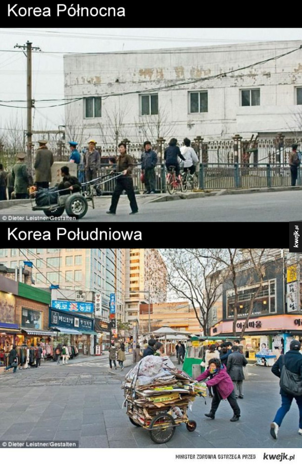 Różnice między Koreą Północną a Południową