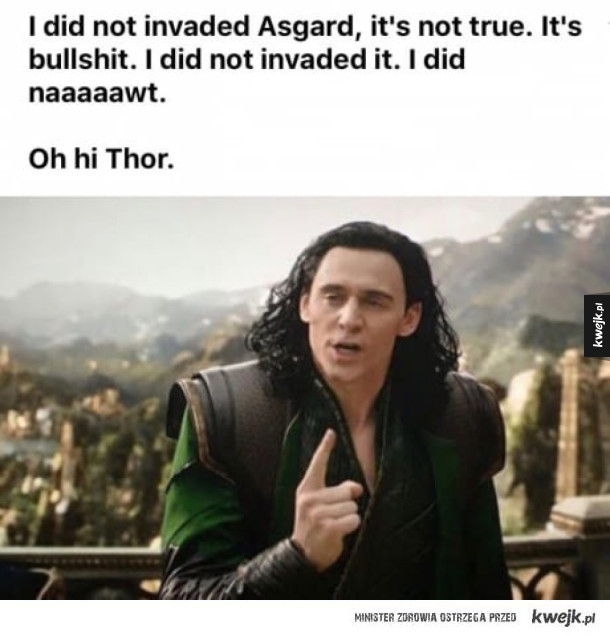 Oh, hi Thor,